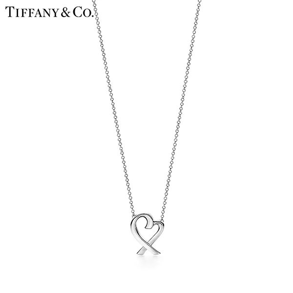 Tiffany & Co.蒂芙尼Paloma Picasso®系列 Loving Heart純銀小號吊墜項鍊
