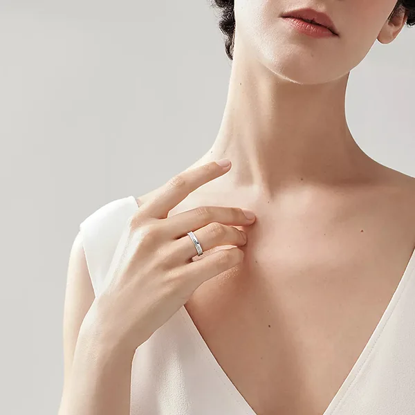 Tiffany 1837™系列 蒂芙尼純銀窄版戒指