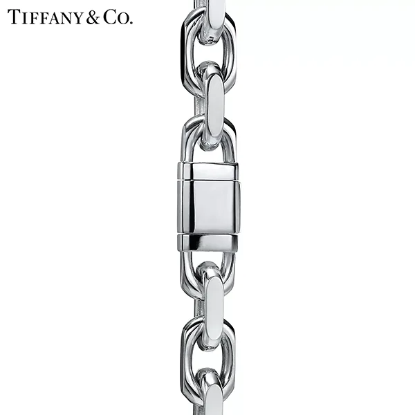 Tiffany 1837™系列 蒂芙尼Makers純銀I.D.鍊結式手鍊